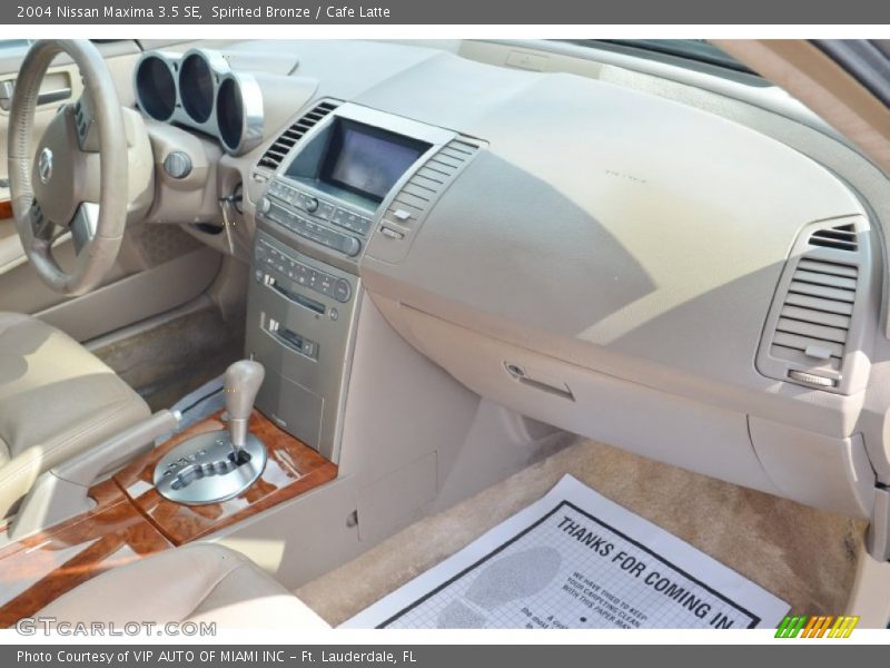 Spirited Bronze / Cafe Latte 2004 Nissan Maxima 3.5 SE