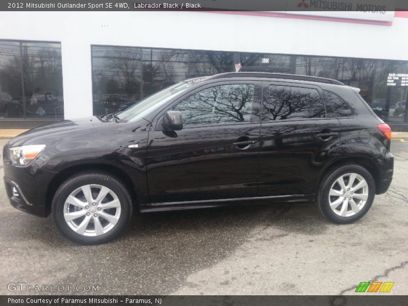 Labrador Black / Black 2012 Mitsubishi Outlander Sport SE 4WD