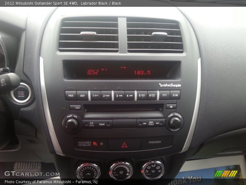 Labrador Black / Black 2012 Mitsubishi Outlander Sport SE 4WD