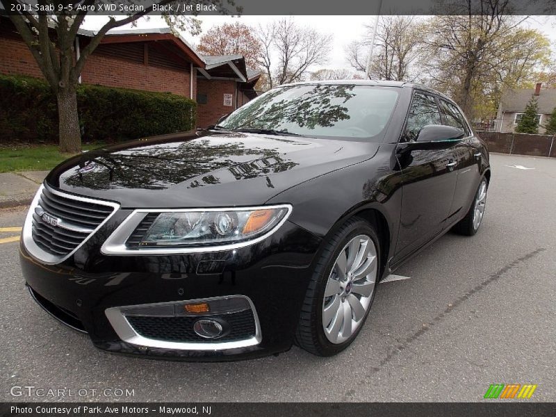 Black / Jet Black 2011 Saab 9-5 Aero XWD Sedan