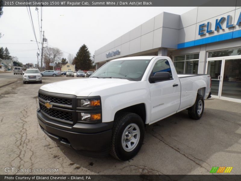 Summit White / Dark Ash/Jet Black 2015 Chevrolet Silverado 1500 WT Regular Cab