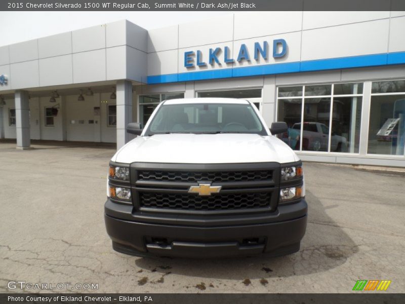 Summit White / Dark Ash/Jet Black 2015 Chevrolet Silverado 1500 WT Regular Cab