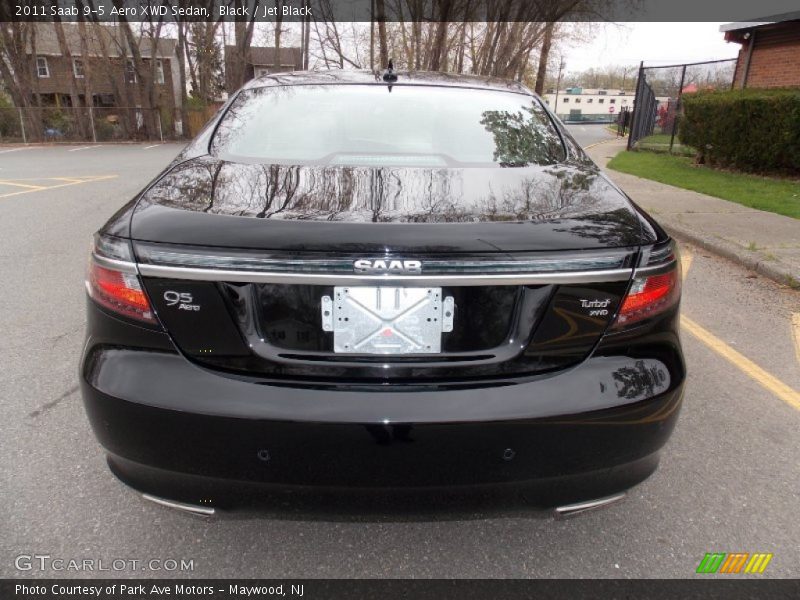 Black / Jet Black 2011 Saab 9-5 Aero XWD Sedan