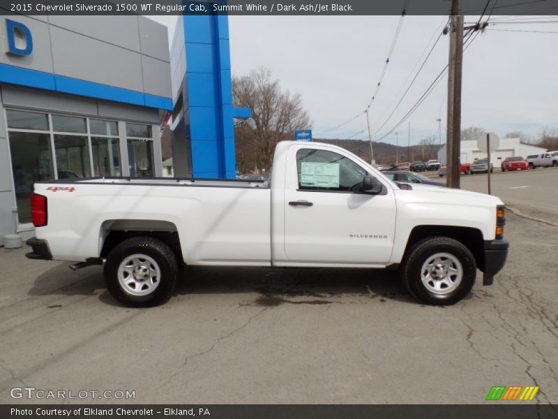 Summit White / Dark Ash/Jet Black 2015 Chevrolet Silverado 1500 WT Regular Cab