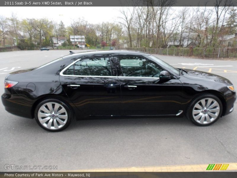 Black / Jet Black 2011 Saab 9-5 Aero XWD Sedan