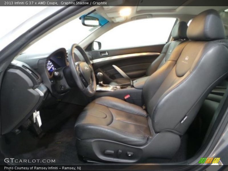  2013 G 37 x AWD Coupe Graphite Interior