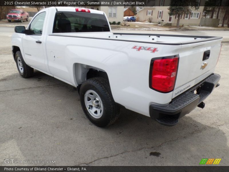 Summit White / Dark Ash/Jet Black 2015 Chevrolet Silverado 1500 WT Regular Cab