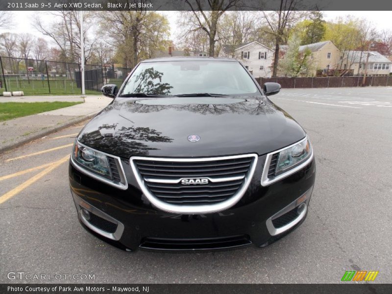 Black / Jet Black 2011 Saab 9-5 Aero XWD Sedan