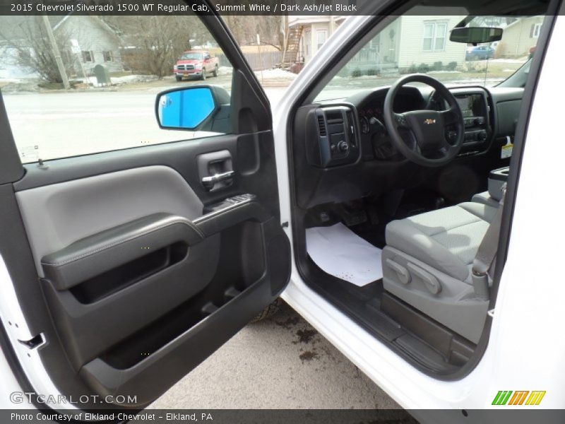 Summit White / Dark Ash/Jet Black 2015 Chevrolet Silverado 1500 WT Regular Cab