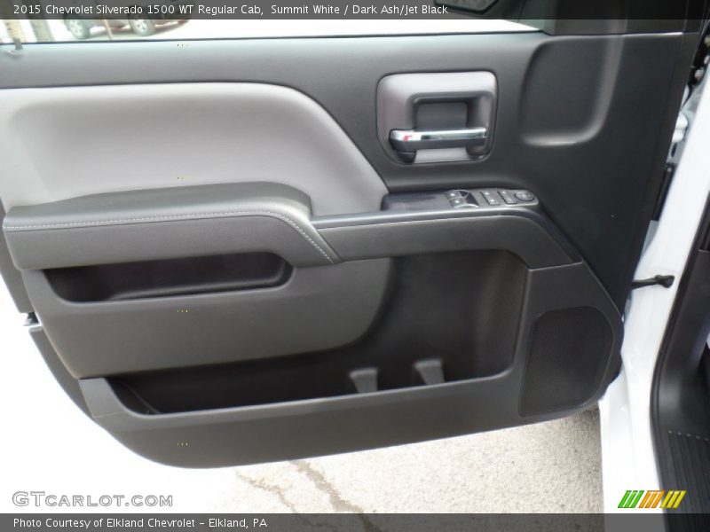 Summit White / Dark Ash/Jet Black 2015 Chevrolet Silverado 1500 WT Regular Cab