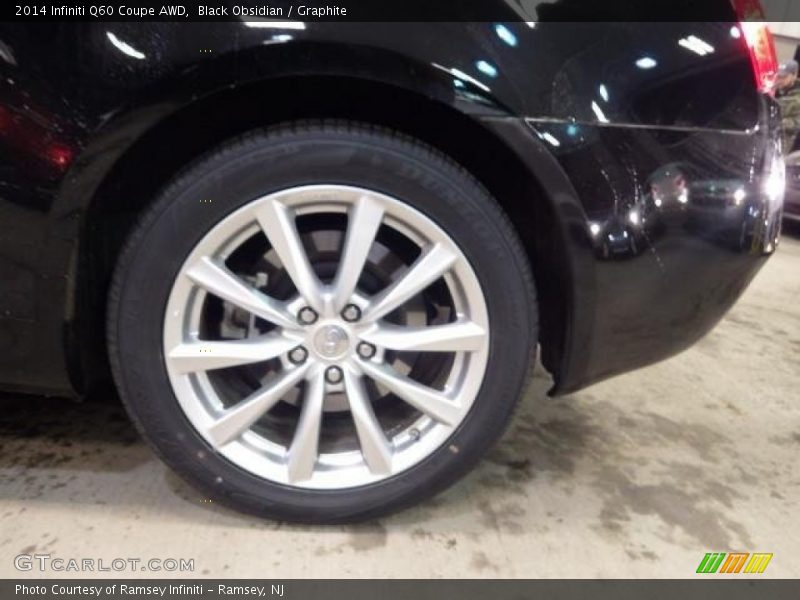Black Obsidian / Graphite 2014 Infiniti Q60 Coupe AWD