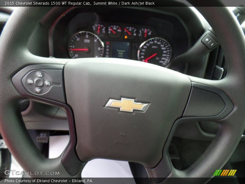 Summit White / Dark Ash/Jet Black 2015 Chevrolet Silverado 1500 WT Regular Cab