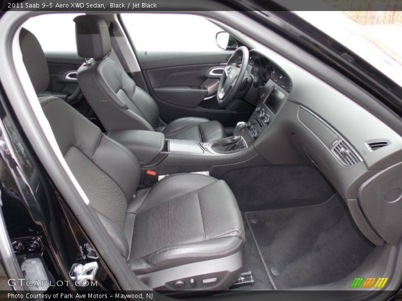Black / Jet Black 2011 Saab 9-5 Aero XWD Sedan