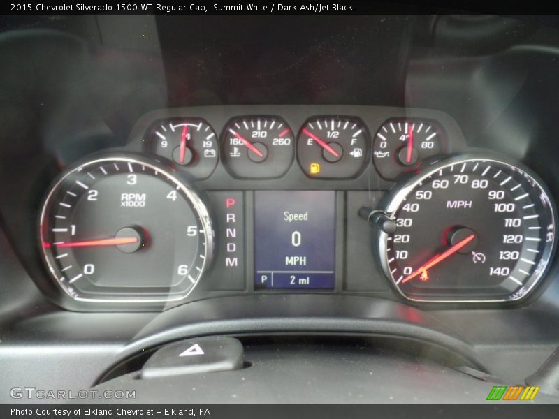  2015 Silverado 1500 WT Regular Cab WT Regular Cab Gauges