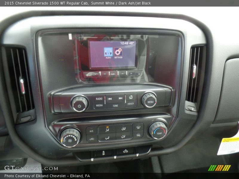 Summit White / Dark Ash/Jet Black 2015 Chevrolet Silverado 1500 WT Regular Cab