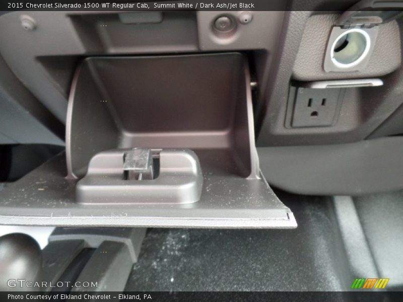 Summit White / Dark Ash/Jet Black 2015 Chevrolet Silverado 1500 WT Regular Cab