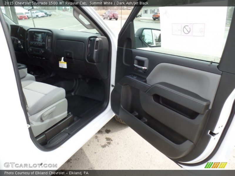 Summit White / Dark Ash/Jet Black 2015 Chevrolet Silverado 1500 WT Regular Cab