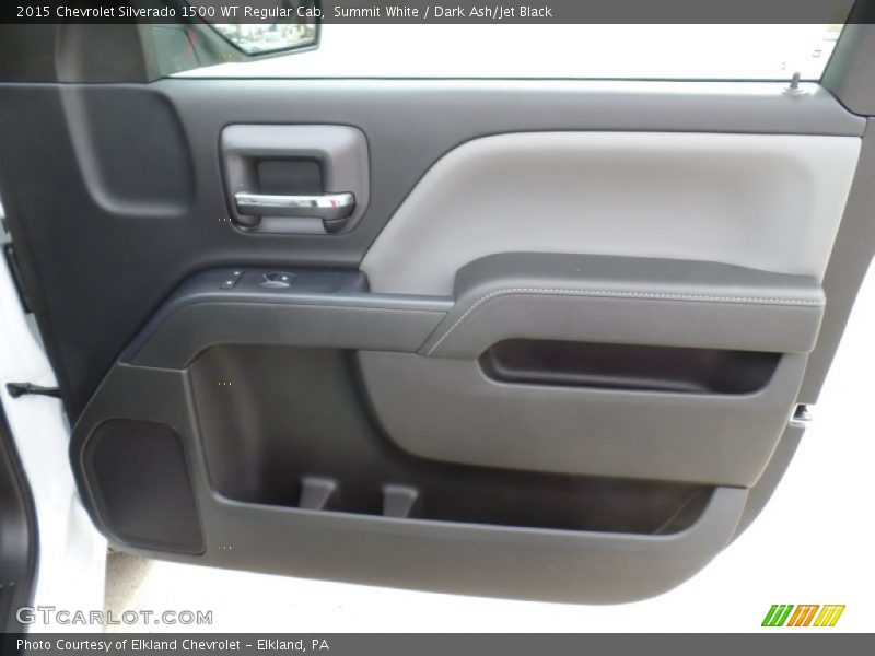 Summit White / Dark Ash/Jet Black 2015 Chevrolet Silverado 1500 WT Regular Cab