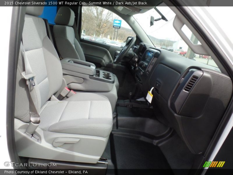 Summit White / Dark Ash/Jet Black 2015 Chevrolet Silverado 1500 WT Regular Cab
