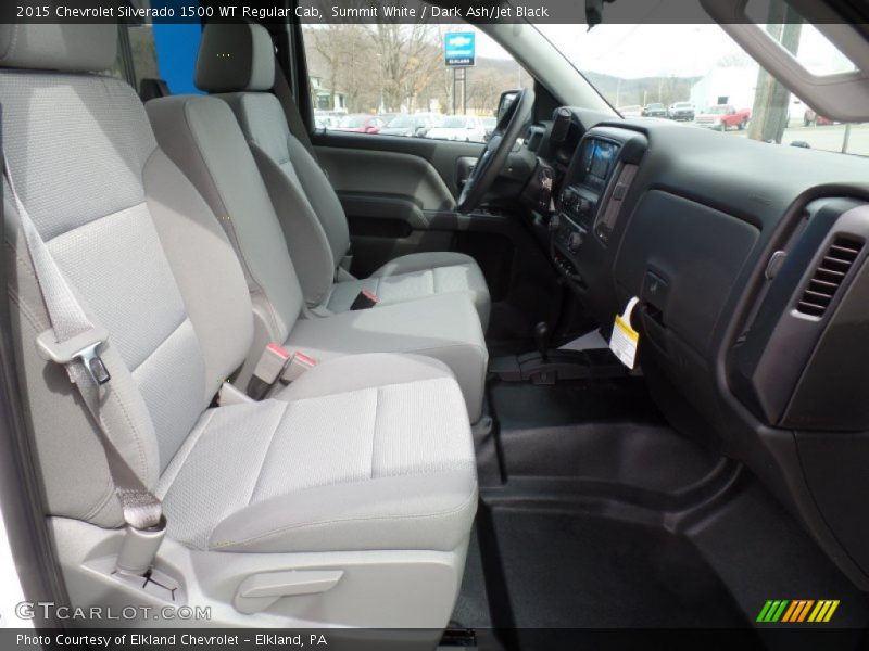 Summit White / Dark Ash/Jet Black 2015 Chevrolet Silverado 1500 WT Regular Cab
