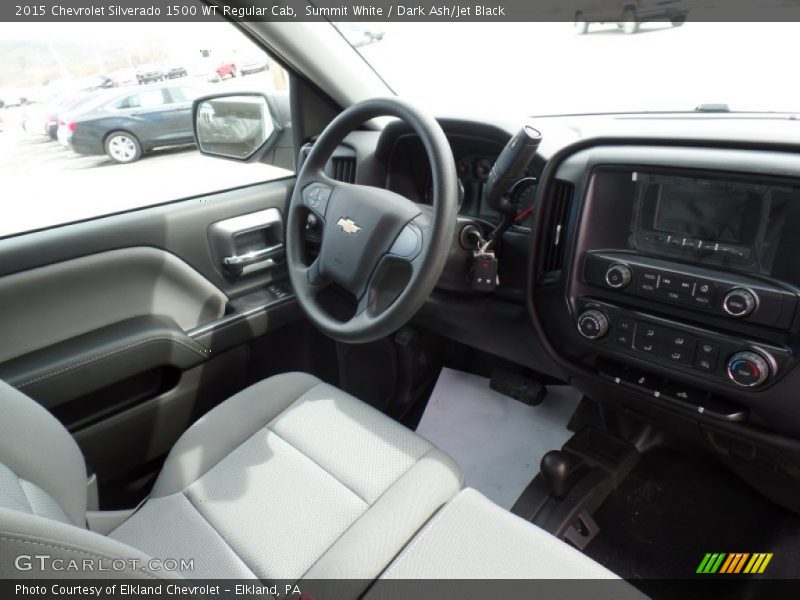 Summit White / Dark Ash/Jet Black 2015 Chevrolet Silverado 1500 WT Regular Cab