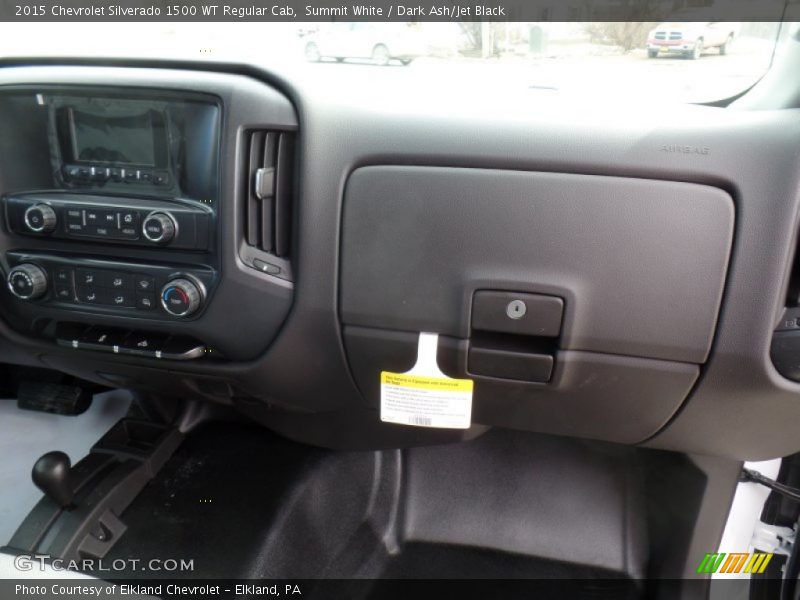 Summit White / Dark Ash/Jet Black 2015 Chevrolet Silverado 1500 WT Regular Cab