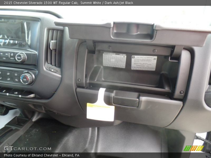 Summit White / Dark Ash/Jet Black 2015 Chevrolet Silverado 1500 WT Regular Cab
