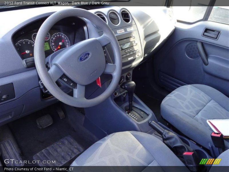 Dark Grey Interior - 2012 Transit Connect XLT Wagon 