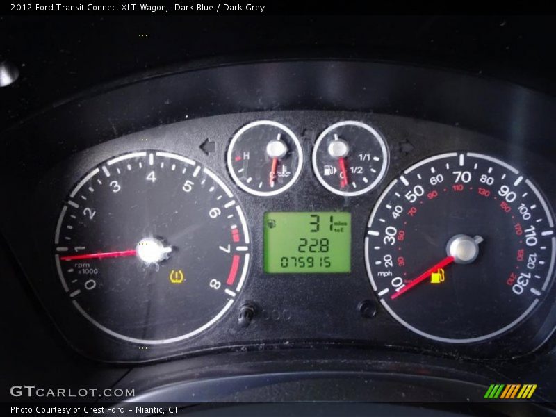  2012 Transit Connect XLT Wagon XLT Wagon Gauges