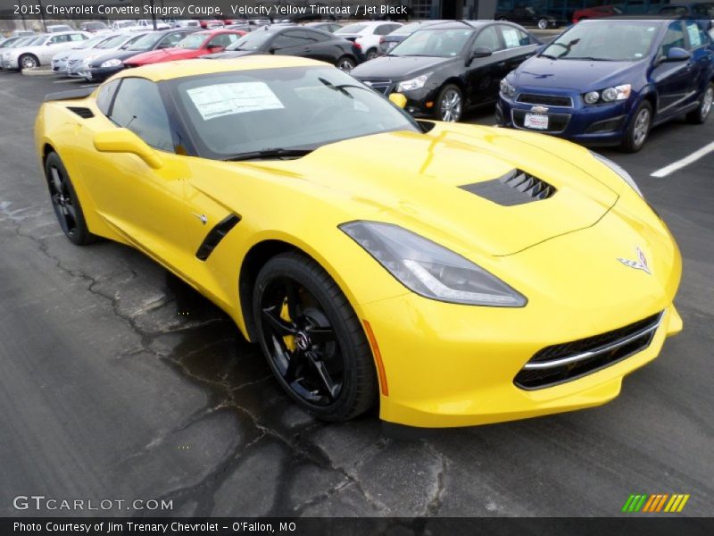 Front 3/4 View of 2015 Corvette Stingray Coupe