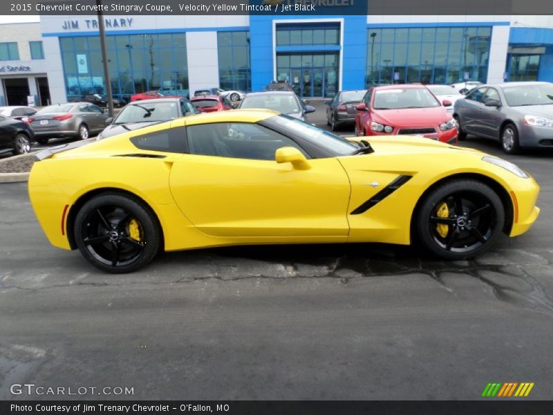 Velocity Yellow Tintcoat / Jet Black 2015 Chevrolet Corvette Stingray Coupe