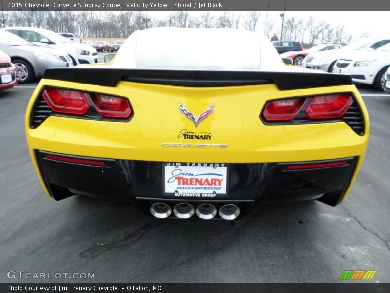 Velocity Yellow Tintcoat / Jet Black 2015 Chevrolet Corvette Stingray Coupe