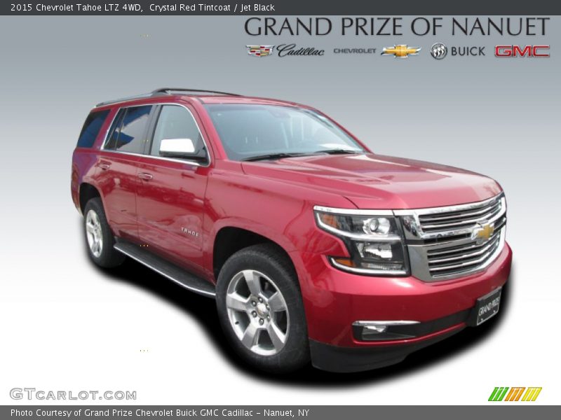 Crystal Red Tintcoat / Jet Black 2015 Chevrolet Tahoe LTZ 4WD