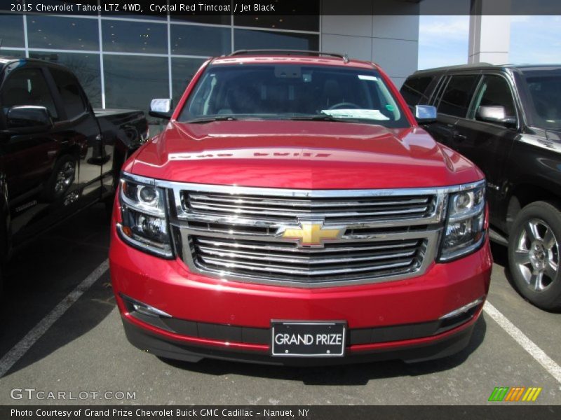 Crystal Red Tintcoat / Jet Black 2015 Chevrolet Tahoe LTZ 4WD