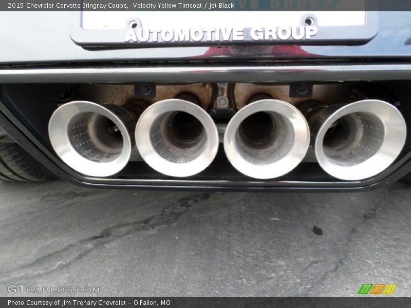 Exhaust of 2015 Corvette Stingray Coupe