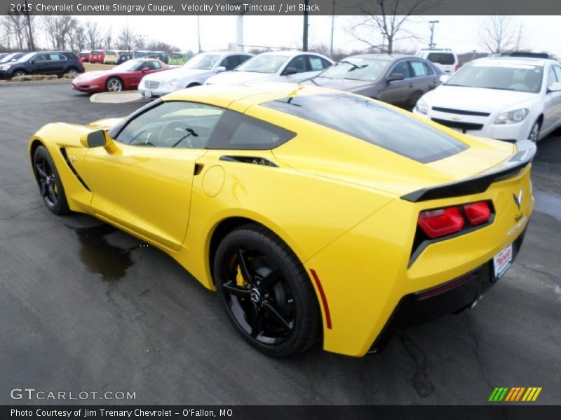 Velocity Yellow Tintcoat / Jet Black 2015 Chevrolet Corvette Stingray Coupe