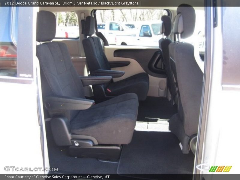 Bright Silver Metallic / Black/Light Graystone 2012 Dodge Grand Caravan SE