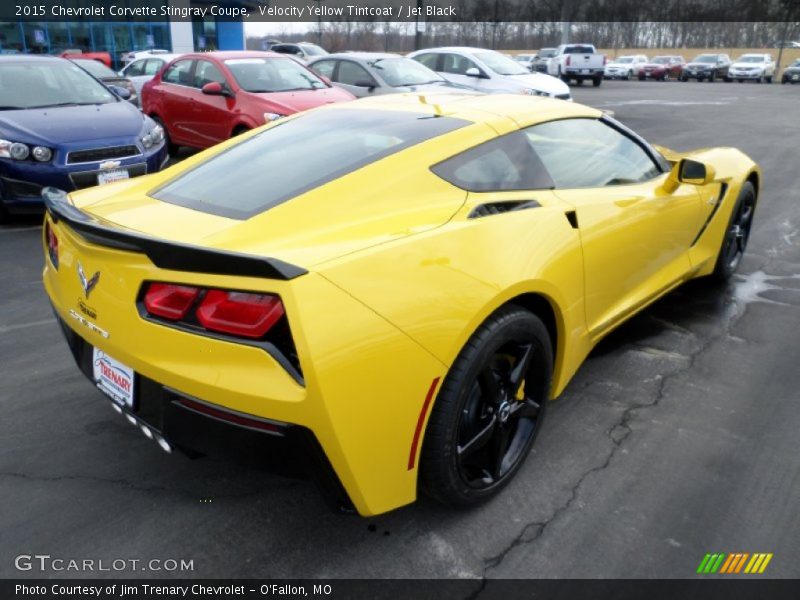 Velocity Yellow Tintcoat / Jet Black 2015 Chevrolet Corvette Stingray Coupe