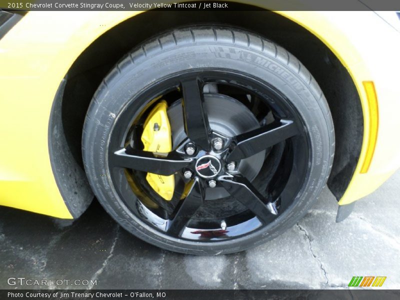 Velocity Yellow Tintcoat / Jet Black 2015 Chevrolet Corvette Stingray Coupe