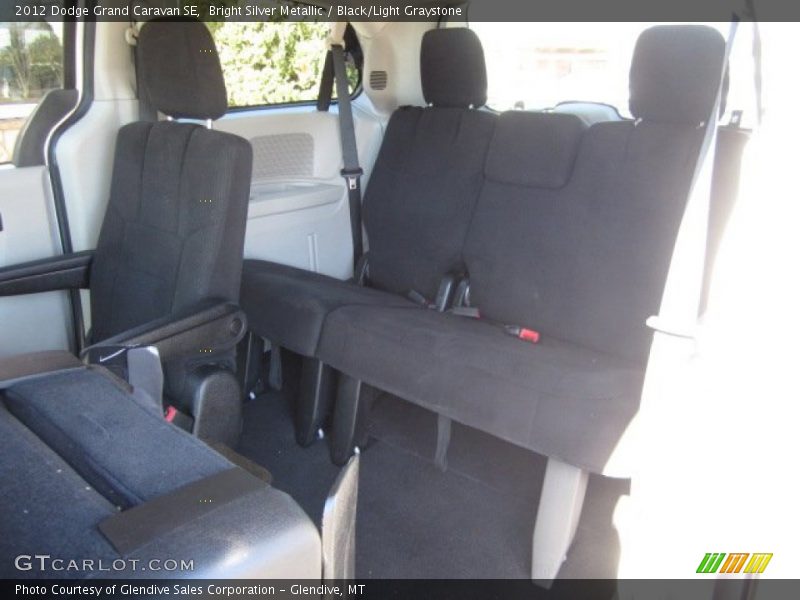 Bright Silver Metallic / Black/Light Graystone 2012 Dodge Grand Caravan SE