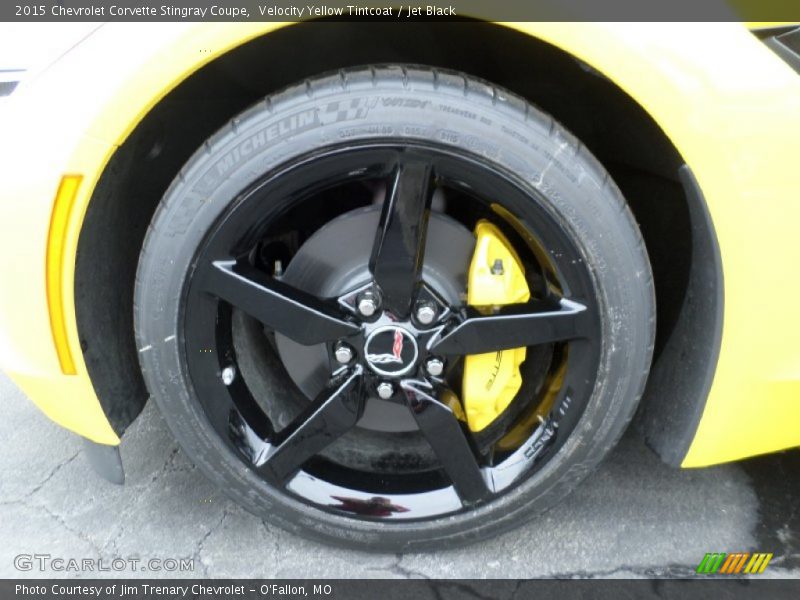 Velocity Yellow Tintcoat / Jet Black 2015 Chevrolet Corvette Stingray Coupe