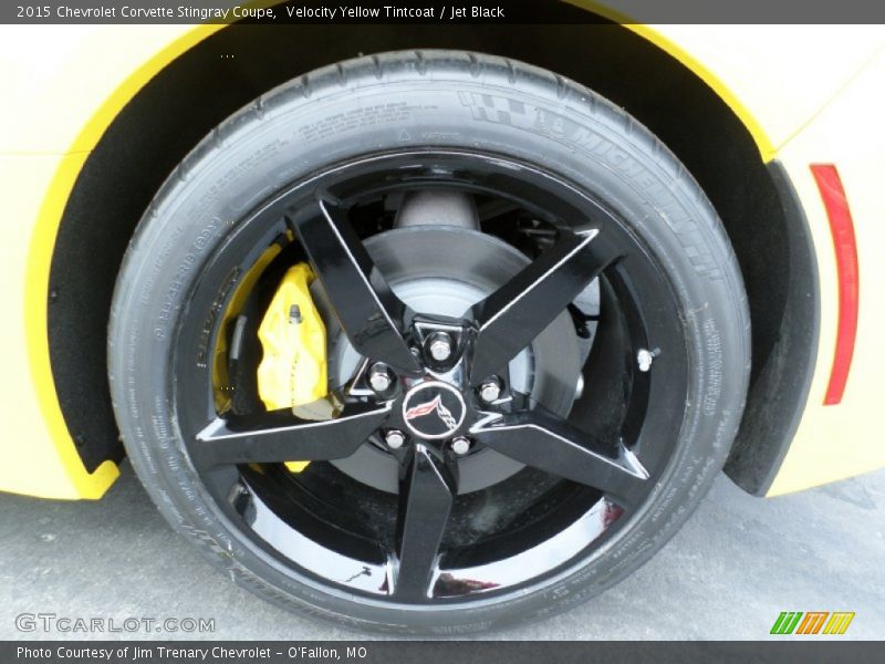 Velocity Yellow Tintcoat / Jet Black 2015 Chevrolet Corvette Stingray Coupe