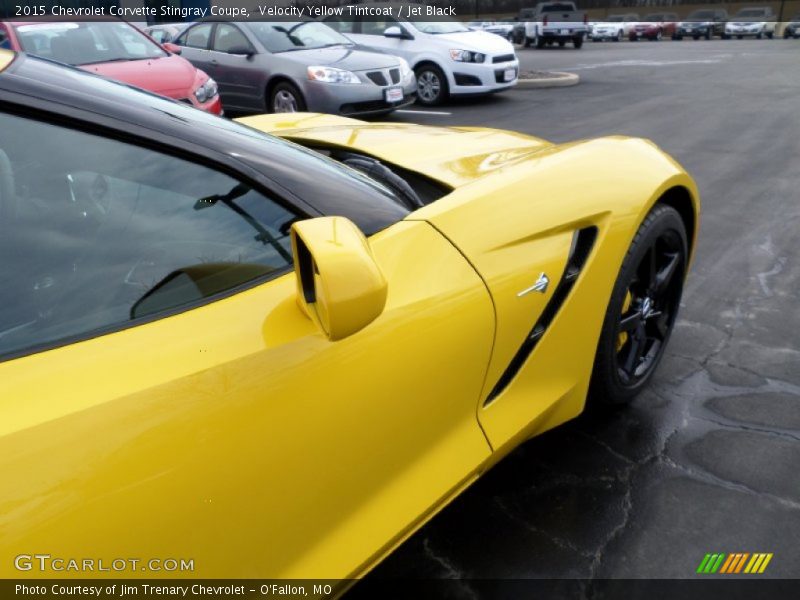 Velocity Yellow Tintcoat / Jet Black 2015 Chevrolet Corvette Stingray Coupe