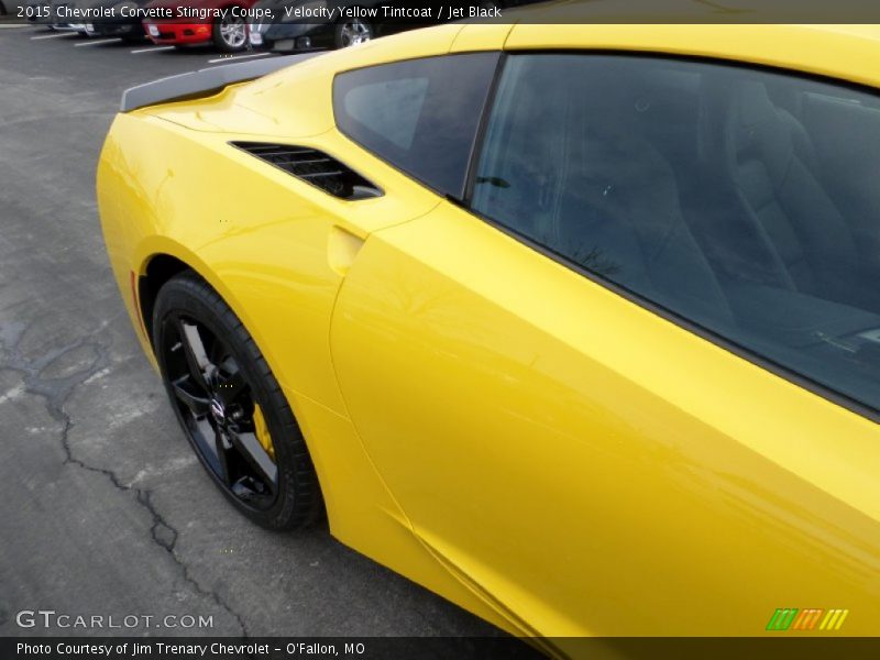 Velocity Yellow Tintcoat / Jet Black 2015 Chevrolet Corvette Stingray Coupe