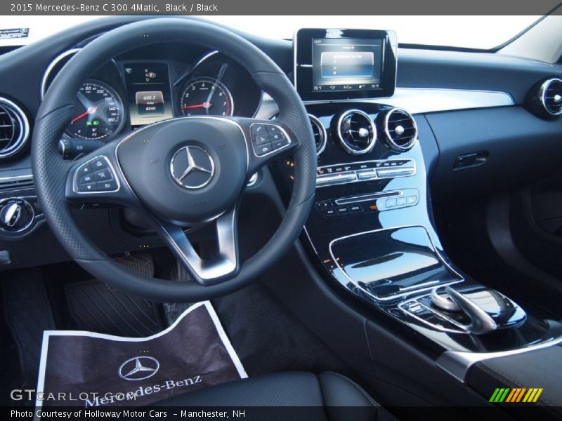 Black / Black 2015 Mercedes-Benz C 300 4Matic