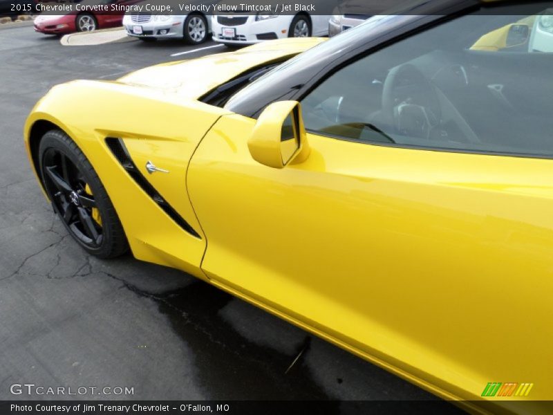 Velocity Yellow Tintcoat / Jet Black 2015 Chevrolet Corvette Stingray Coupe