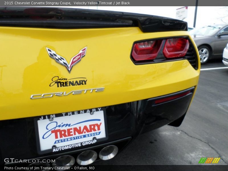 Velocity Yellow Tintcoat / Jet Black 2015 Chevrolet Corvette Stingray Coupe