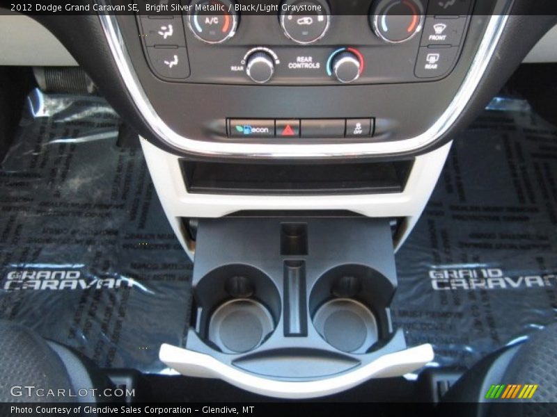 Bright Silver Metallic / Black/Light Graystone 2012 Dodge Grand Caravan SE