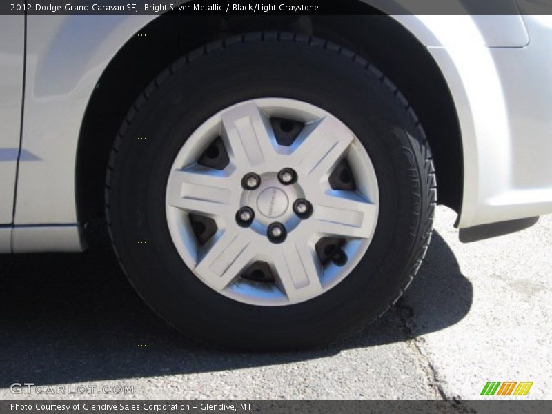 Bright Silver Metallic / Black/Light Graystone 2012 Dodge Grand Caravan SE