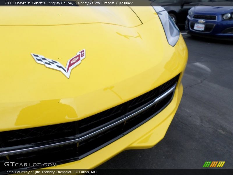 Velocity Yellow Tintcoat / Jet Black 2015 Chevrolet Corvette Stingray Coupe